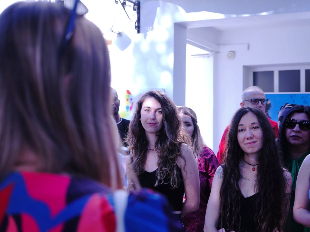 Representative of WOLF listening to a workshop