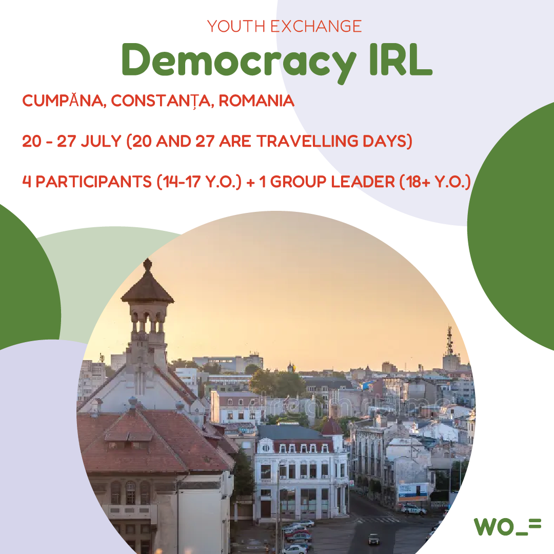 Open call: Democracy IRL – Civic education for democratic resilience